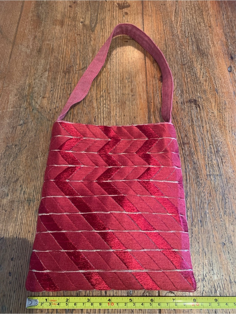 Natash Barrault Red Woven Bag π«π· - Picture 6 of 8